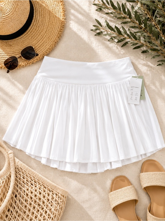 all in motion Dresses & Skirts - All in motion white Pleated Mini Skirt